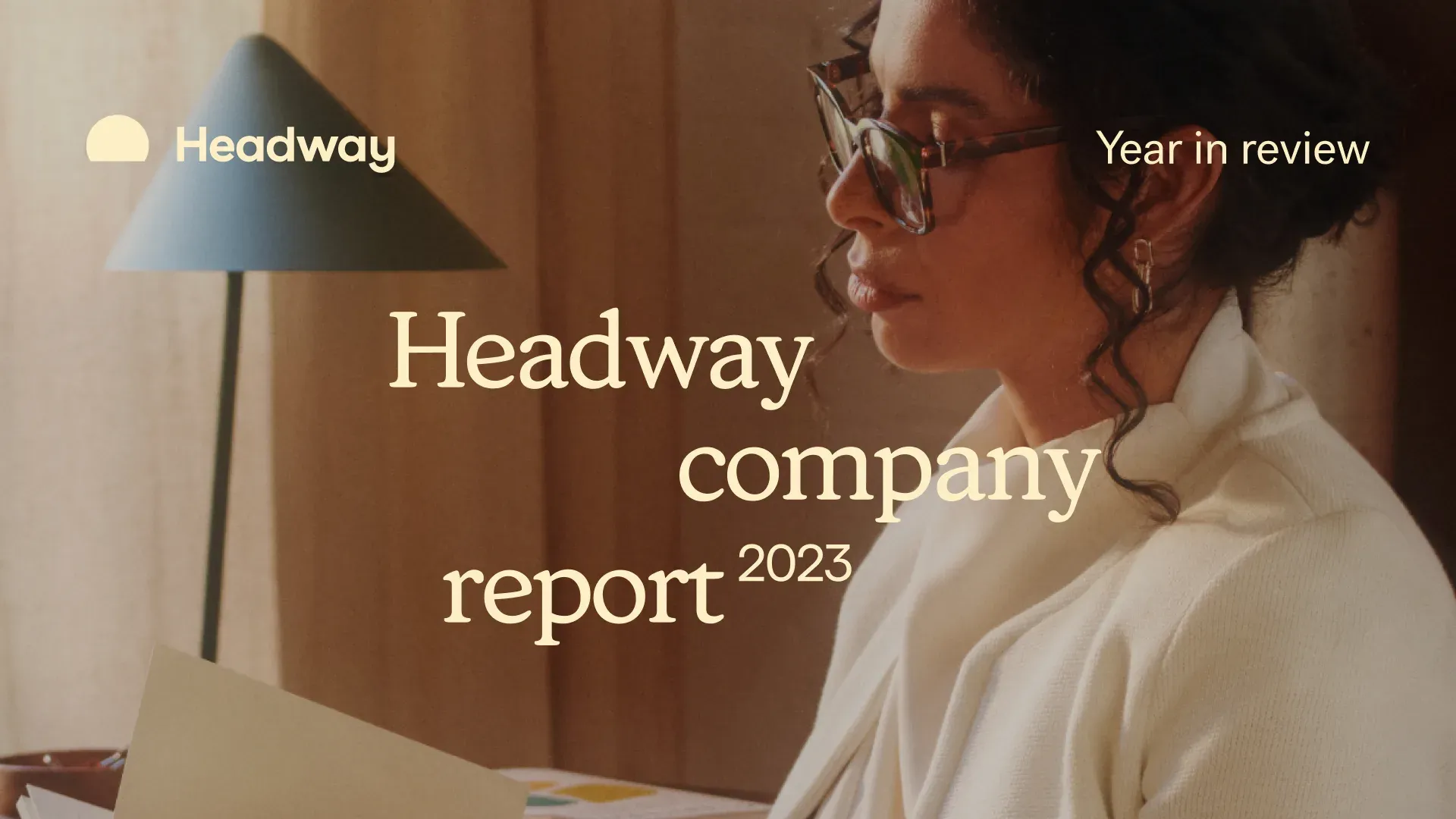 Hero image for Headway's 2023 company report